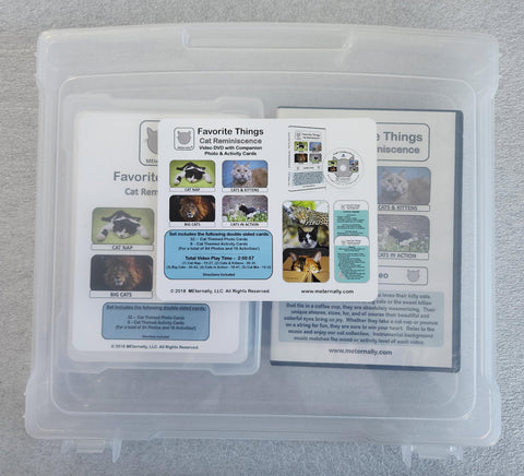 Library/Facility Pack - Reminiscence Therapy - Cats DVD & Photo/Activity Cards Kit