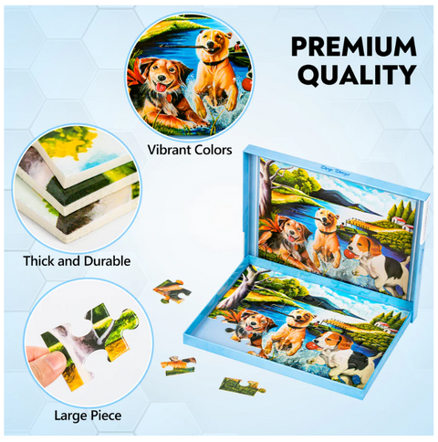 Assistex Dementia Puzzle 36 Large Pieces Jigsaw – Dog Days