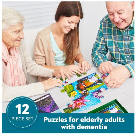 Assistex Dementia Puzzle 12 Large Pieces Jigsaw – Duck Pond