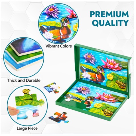 Assistex Dementia Puzzle 12 Large Pieces Jigsaw – Duck Pond