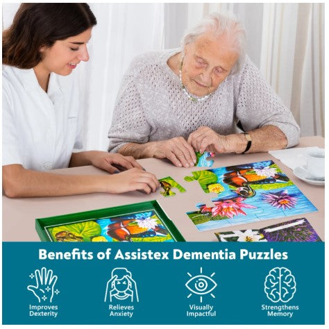 Assistex Dementia Puzzle 12 Large Pieces Jigsaw – Duck Pond