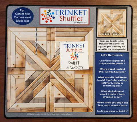 Trinket Jumbles - Paint & Wood Puzzle Set