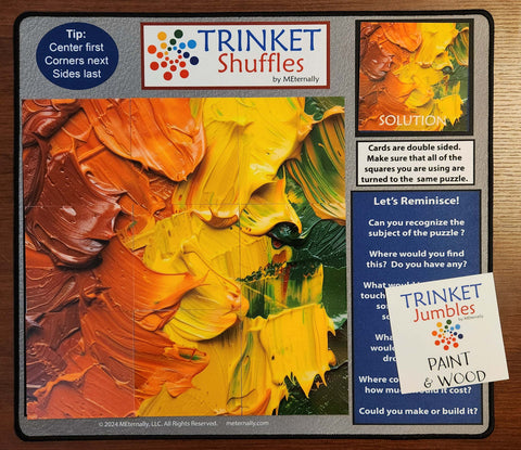 Trinket Jumbles - Paint & Wood Puzzle Set