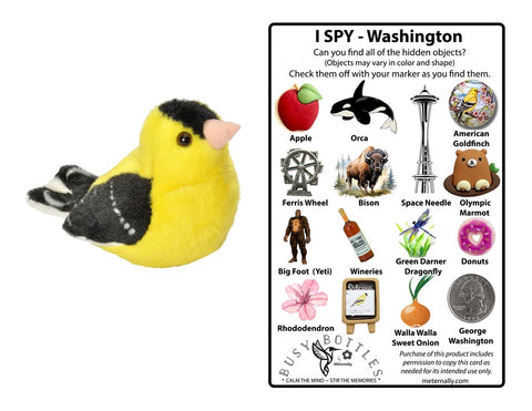 State Busy Bottle and Audubon State Bird with Sound
