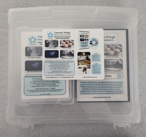 Library/Facility Pack - Reminiscence Therapy - Winter DVD & Photo/Activity Cards Kit