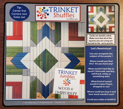 Trinket Jumbles - Wood & Embroidery Puzzle Set