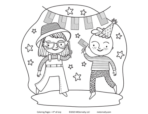 Coloring Pages - 4th of July Pack