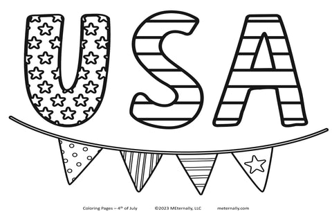 Coloring Pages - 4th of July Pack