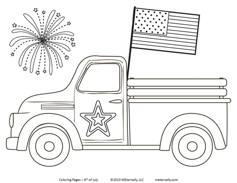 Coloring Pages - 4th of July Pack