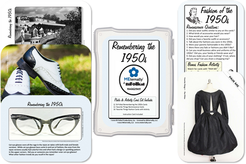Library/Facility Deluxe BACKPACK -  The 1950s DVD & Photo/Activity Cards Kit with booklets