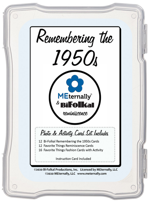 Reminiscence Therapy - The 1950s Collection Photo and Activity Cards