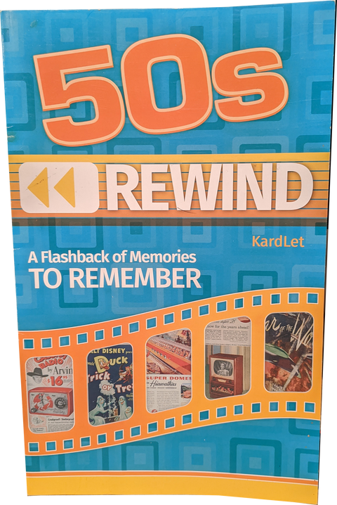 Library/Facility Deluxe BACKPACK -  The 1950s DVD & Photo/Activity Cards Kit with booklets