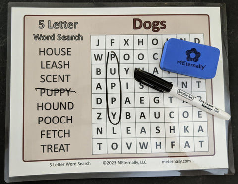 5 Letter Word Search Puzzle Collection
