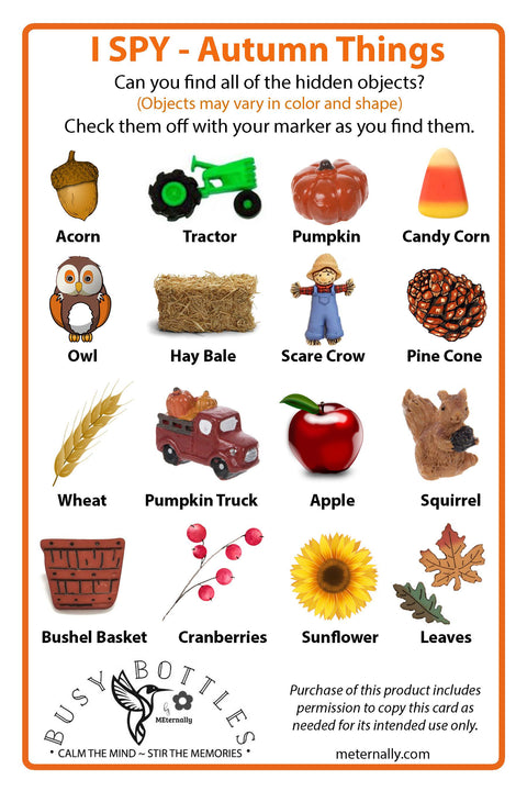 Busy Bottles Combo Kit - Autumn & Halloween