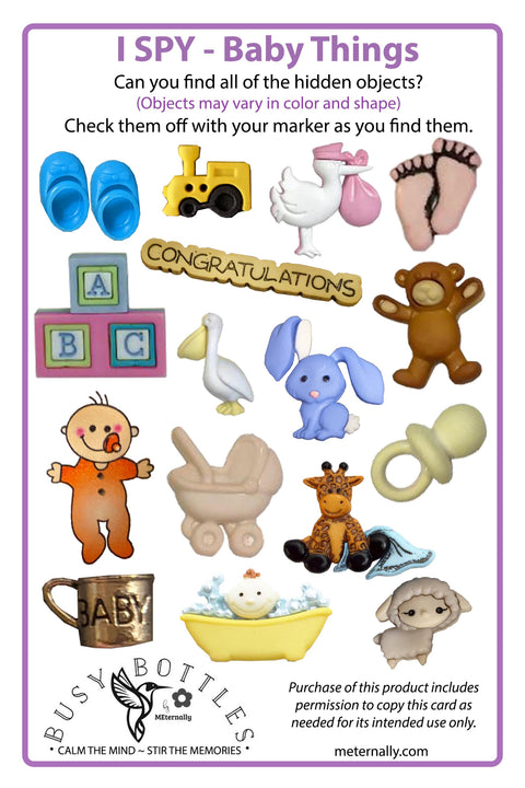 Memory Play - Baby Busy Bottle