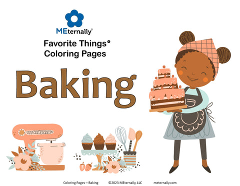 Digital Download - Baking Coloring Pages
