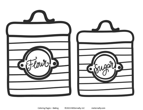 Digital Download - Baking Coloring Pages