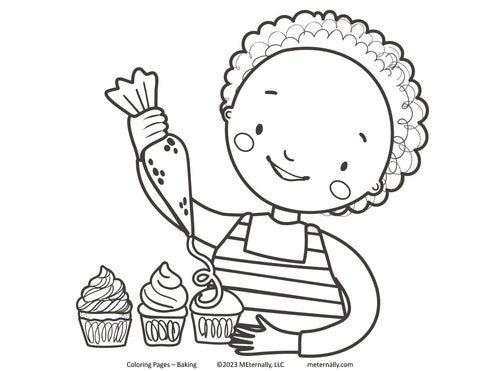 Digital Download - Baking Coloring Pages