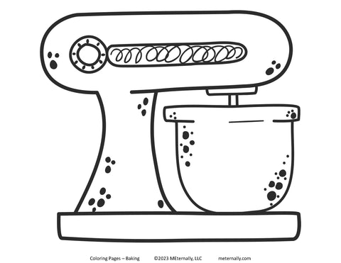 Digital Download - Baking Coloring Pages
