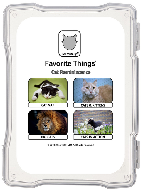 Library/Facility Pack - Reminiscence Therapy - Cats DVD & Photo/Activity Cards Kit