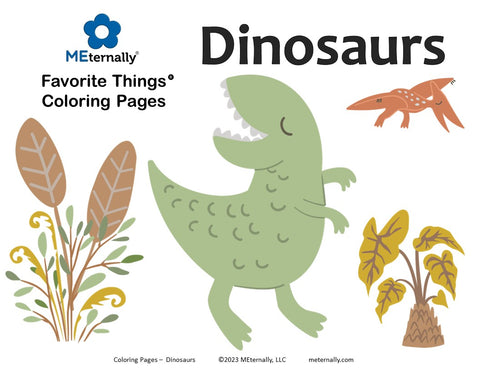 Coloring Pages - Dinosaur Pack