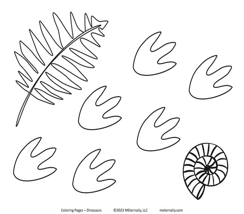 Coloring Pages - Dinosaur Pack