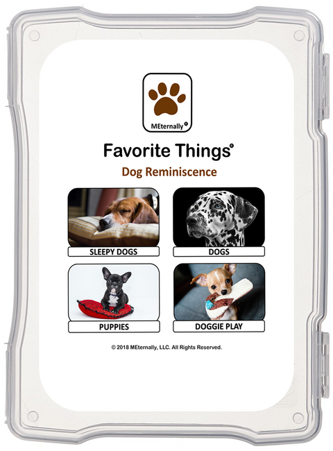 Library/Facility Zip Pack - Reminiscence Therapy - Dogs DVD & Photo/Activity Cards Kit