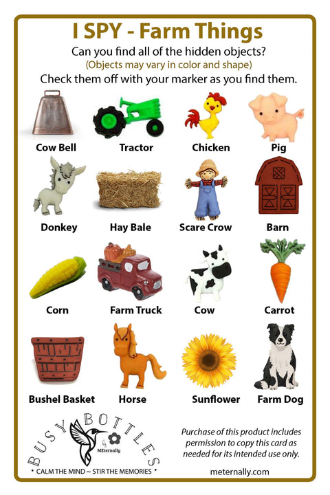 Busy Bottles Combo Kit - Farm & Farm Animals