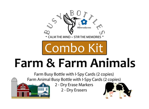 Busy Bottles Combo Kit - Farm & Farm Animals