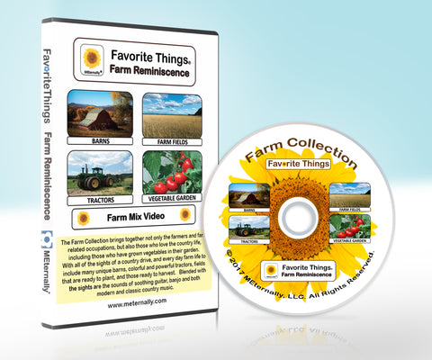 Library/Facility BACKPACK - Reminiscence Therapy - Farm DVD & Photo/Activity Cards Kit