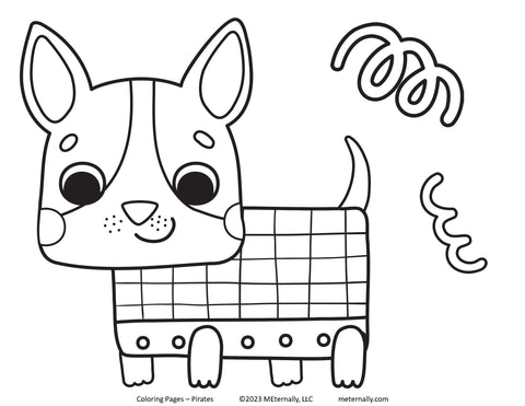 Coloring Pages - Funny Dogs