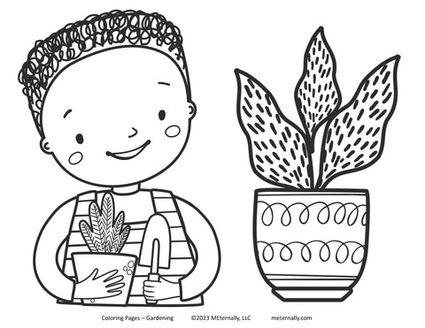 Digital Download - Gardening Coloring Pages