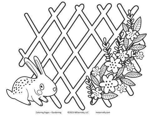 Digital Download - Gardening Coloring Pages