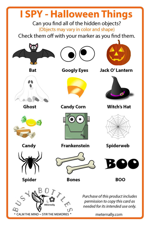 Busy Bottles Combo Kit - Autumn & Halloween