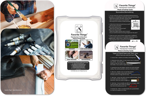 Reminiscence Therapy - Handyman DVD with Photo & Activity Cards