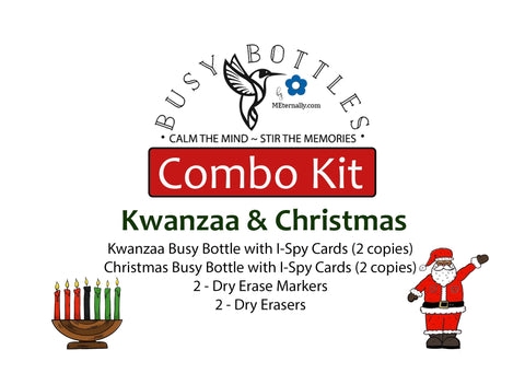Busy Bottles Combo Kit - Kwanzaa & Christmas