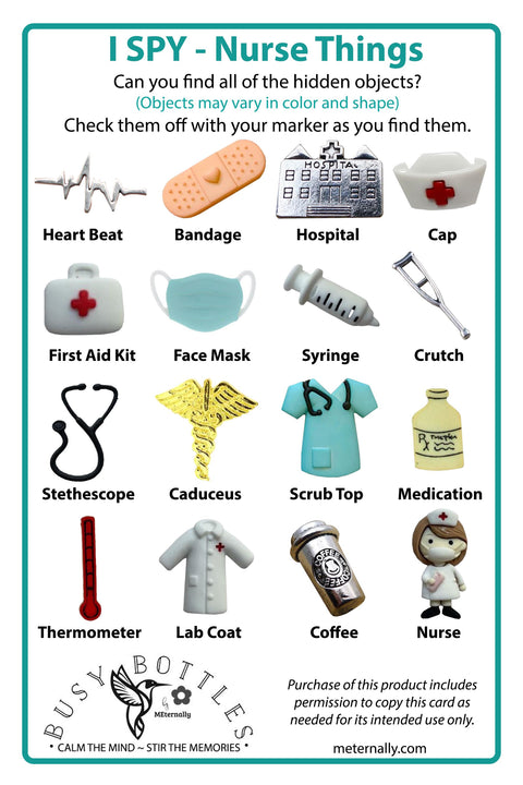 Busy Bottles Combo Kit -  First Responder & Nurse