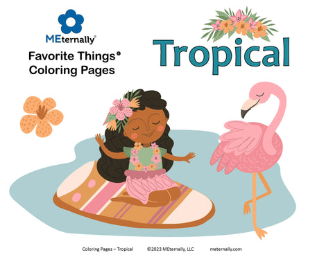 Coloring Pages - Tropical Pack