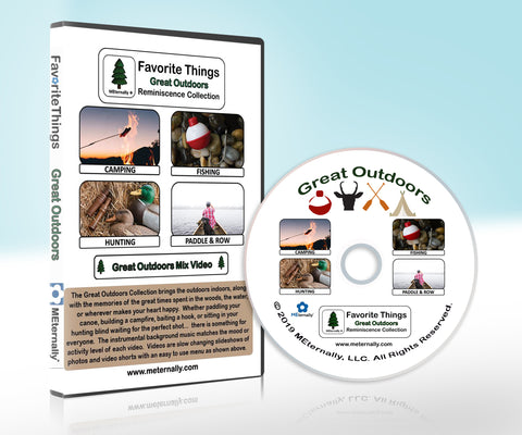 Library/Facility BACKPACK - Reminiscence Therapy - Great Outdoors DVD & Photo/Activity Cards
