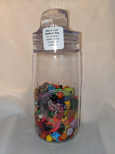 Busy Bottles - Groovy Sensory Bottle (Buttons, Beads & Baubles)