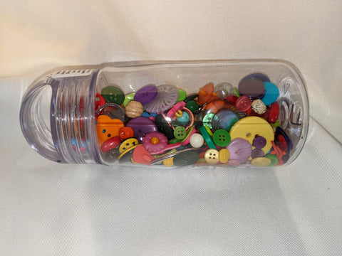 Busy Bottles - Groovy Sensory Bottle (Buttons, Beads & Baubles)