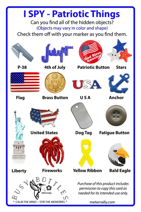 Busy Bottles Combo Kit - Patriotic & Military