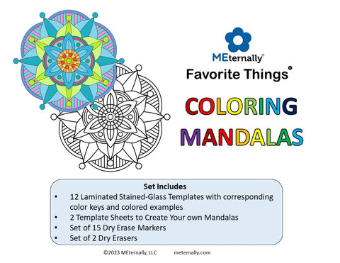 Coloring Collection - Mandalas & Color by Numbers Collection