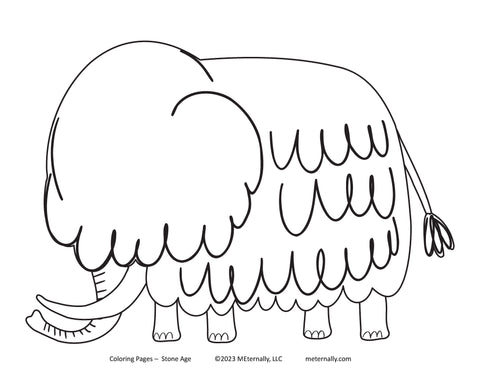 Coloring Pages - Stone Age