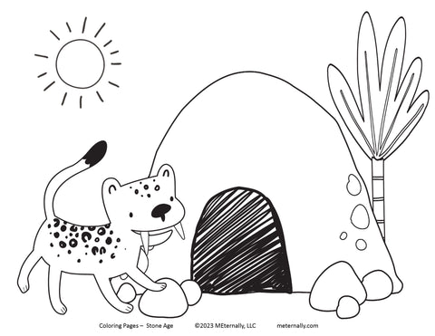 Coloring Pages - Stone Age