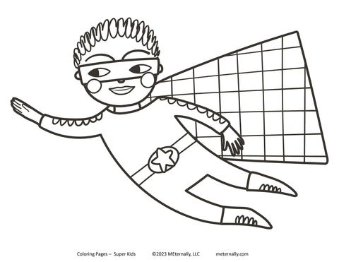 Coloring Pages - Super Kids
