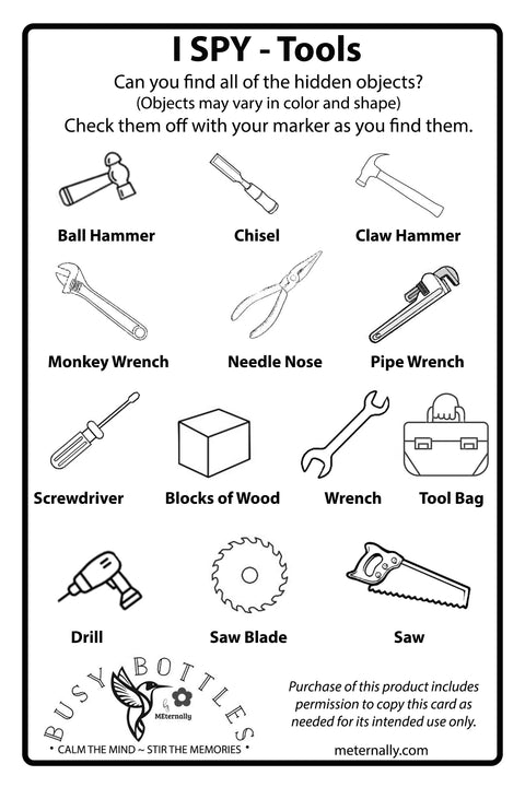 Busy Bottles Combo Kit - Handyman & Tools