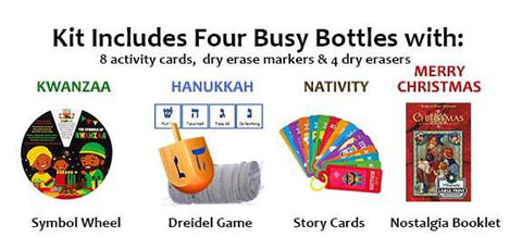 Busy Bottles Combo Kit - Winter Holidays GOLD COLLECTION