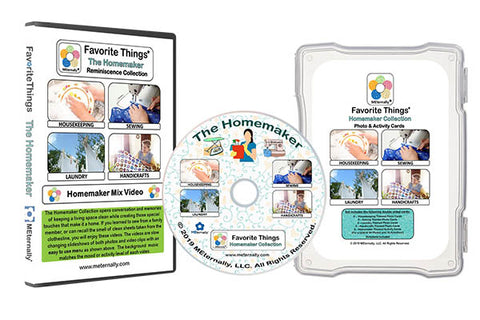 Reminiscence Therapy - Homemaker DVD with Photo and Activity Cards Kit