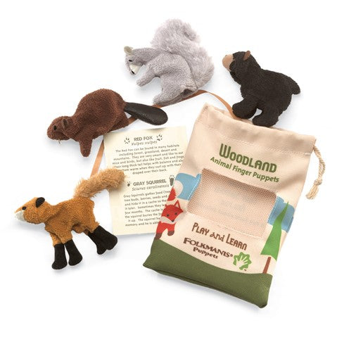 Woodland Animal Set (Finger Puppets)